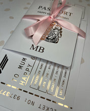 Load image into Gallery viewer, Personalised ticket &amp; passport voucher