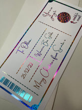Load image into Gallery viewer, Scratch to reveal SWIRL personalised voucher / ticket