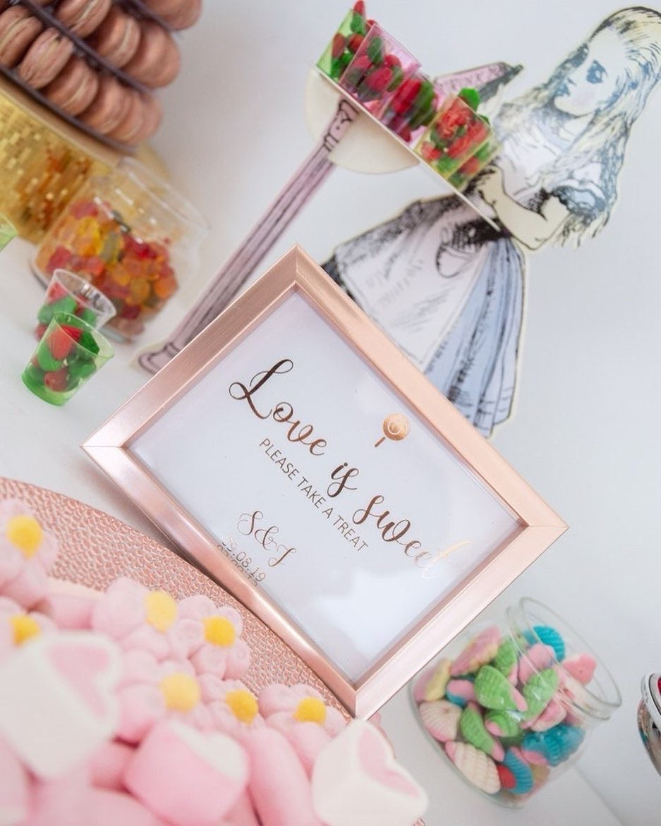 Love is sweet please take a treat