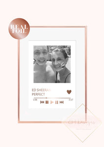 Song & photo print