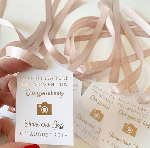 Capture the moment camera tags