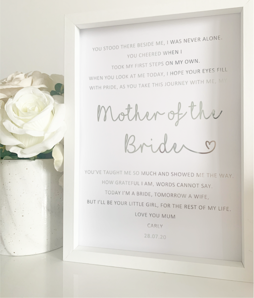 Mother of the Bride Foil Print - v2