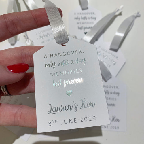 Hen Do - Memories Tags