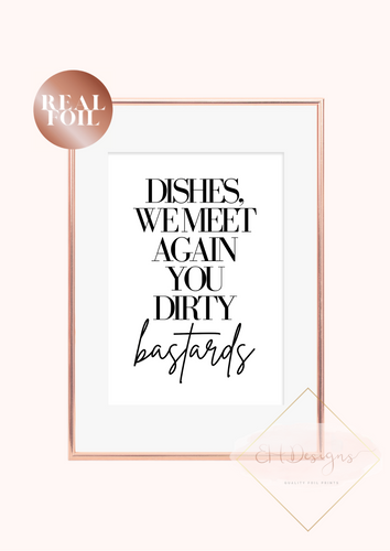 Dishes, we meet again