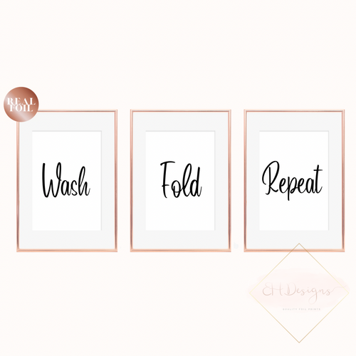 Laundry room trio