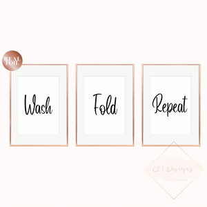 Laundry room trio