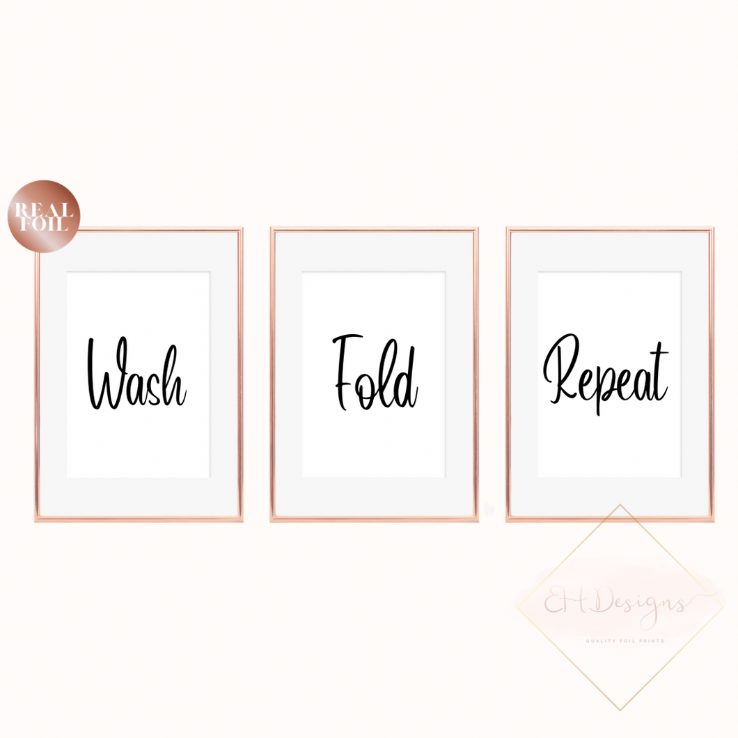 Laundry room trio