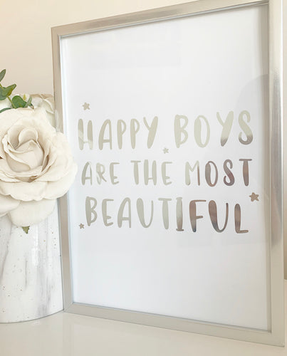 Happy boys are the most beautiful