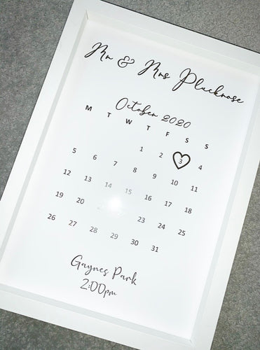 Wedding Anniversary / Date Print