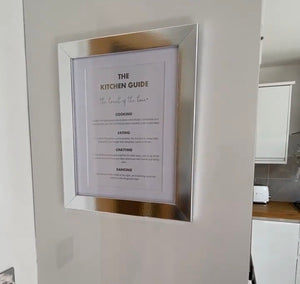 The Kitchen Guide Foil Print