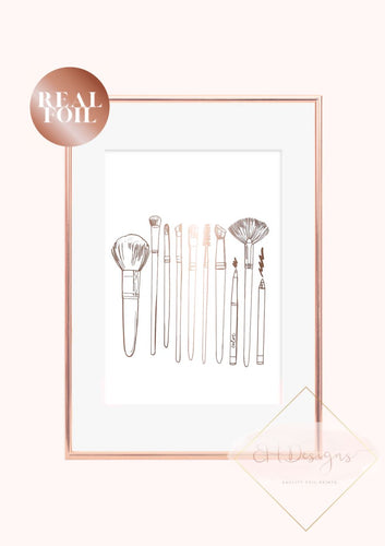 Makeup Brush Print