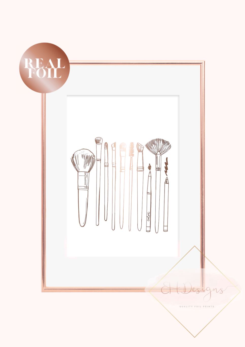 Makeup Brush Print