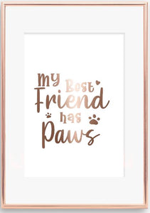 My best friend has paws