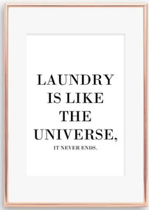 Laundry is like the universe