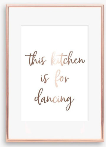 This kitchen is for dancing
