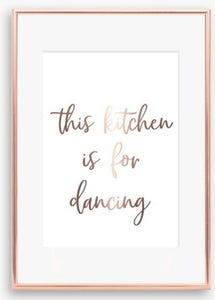 This kitchen is for dancing